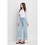 KRIS HIGH RISE CUFFED BAGGY JEAN - LIGHT WASH