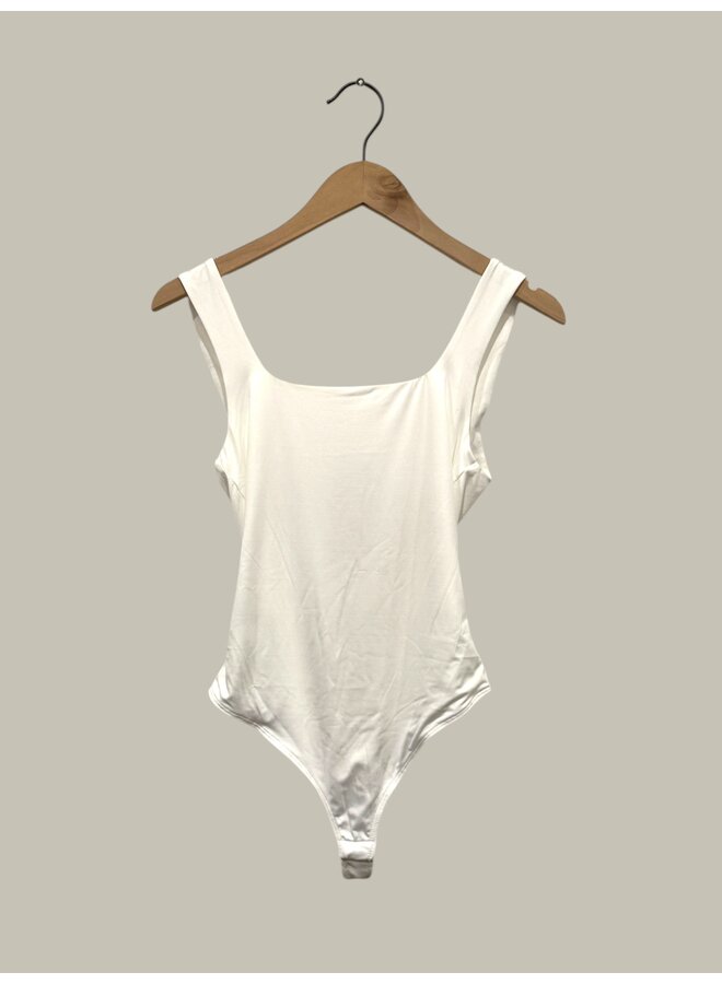 BUTTER SOFT SQUARE NECK BODYSUIT