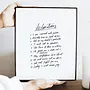 DECLARATIONS PRINT 8X10