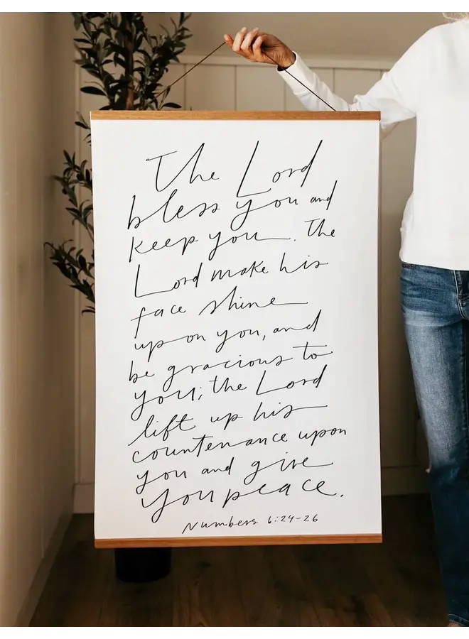 THE LORD BLESS YOU PRINT 24X36