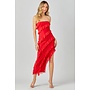 I'M SO SESSY RUFFLE STRAPLESS DRESS