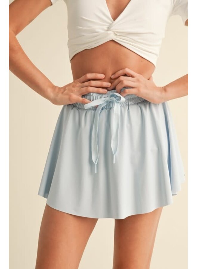 ON POINT ATHLETIC SKORT-BABY BLUE
