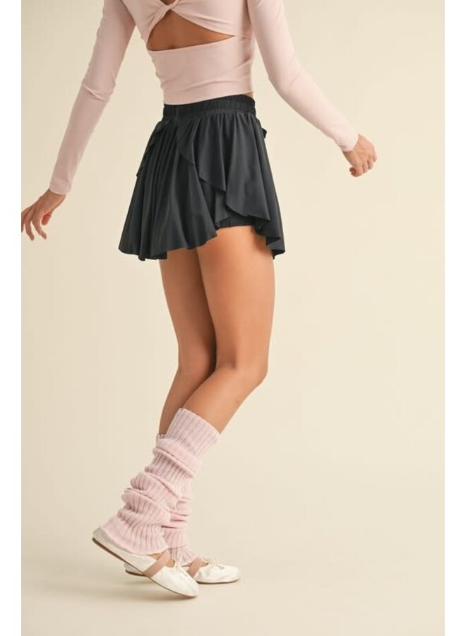 ON POINT ATHLETIC SKORT-BLACK