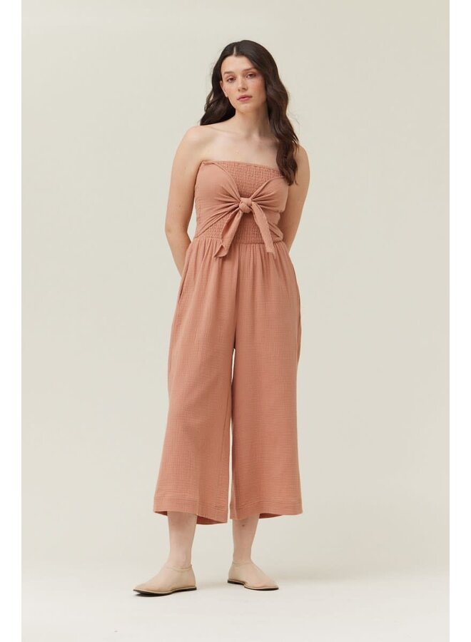 PULL ME CLOSE JUMPSUIT-CLAY