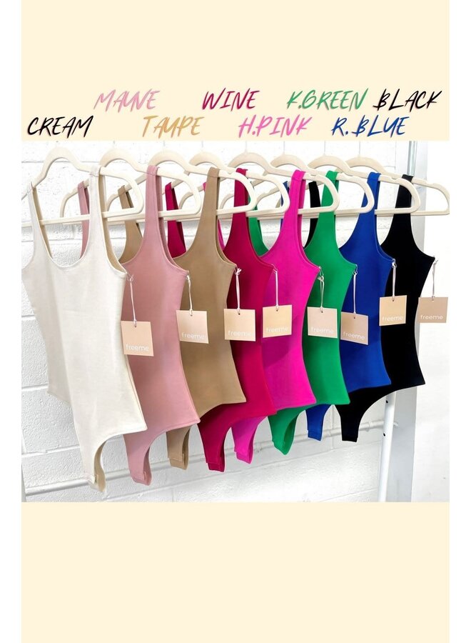 MILEY PONTE TANK BODY SUIT