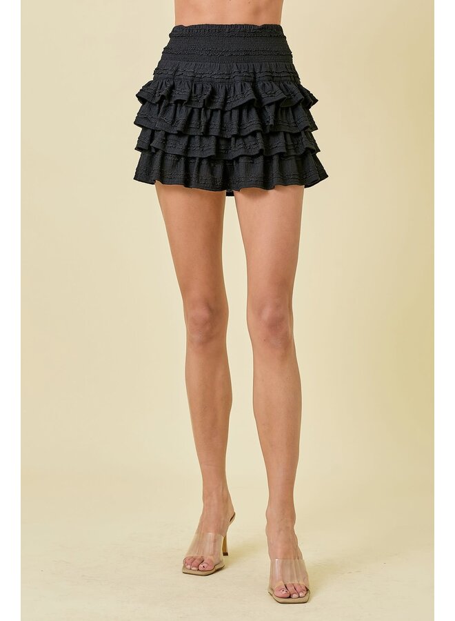 THE DARLING SKORT-BLACK