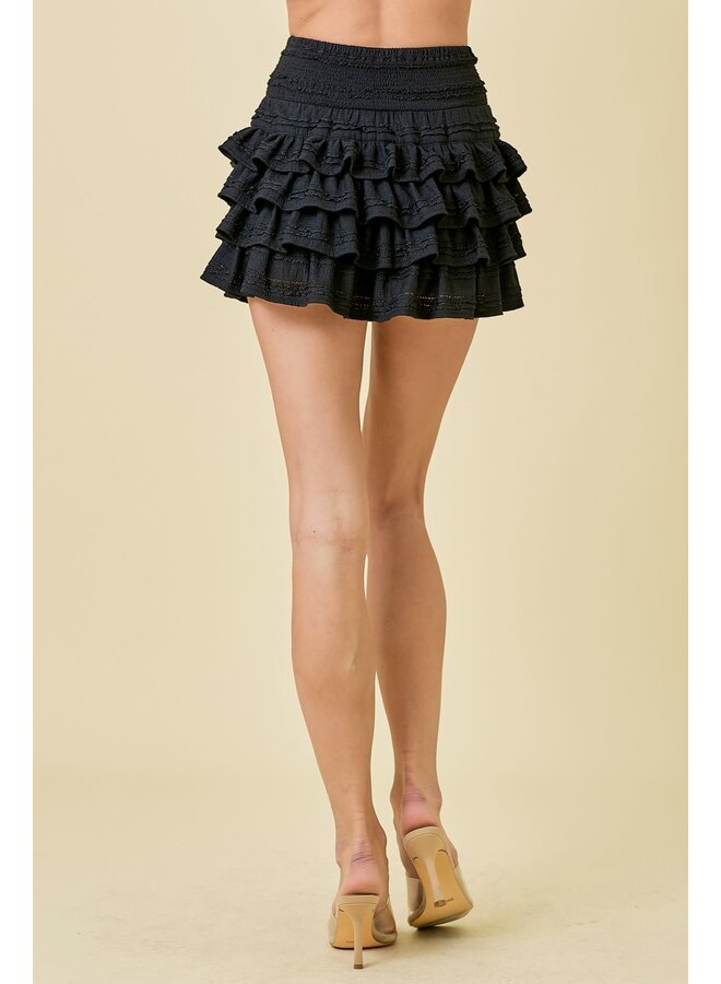 THE DARLING SKORT-BLACK