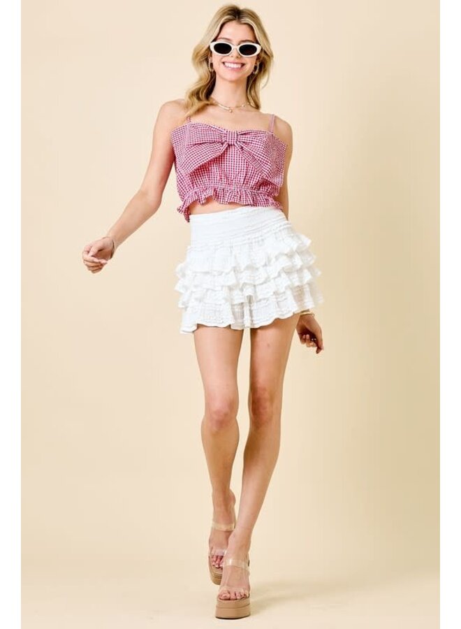 THE DARLING SKORT-WHITE