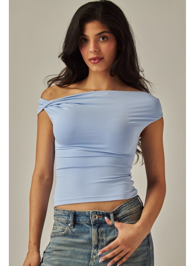 GET TWISTED TOP-BLUE