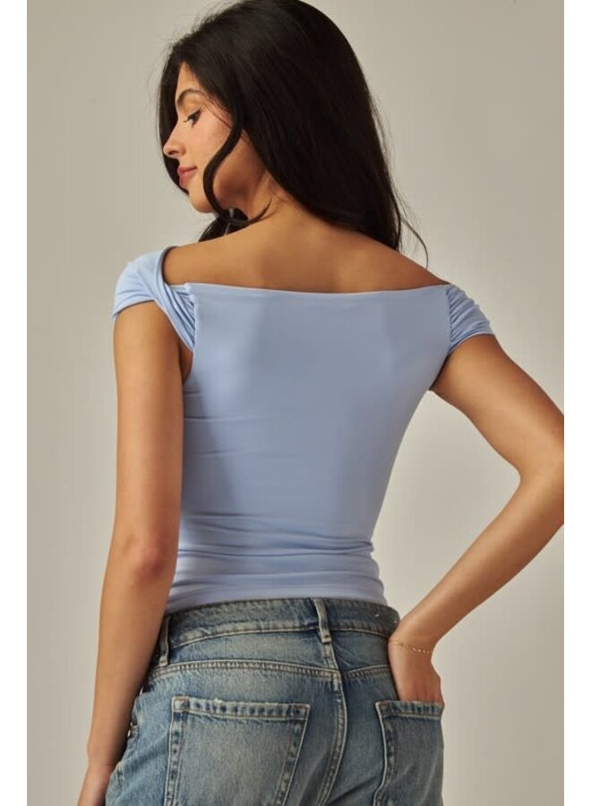 GET TWISTED TOP-BLUE