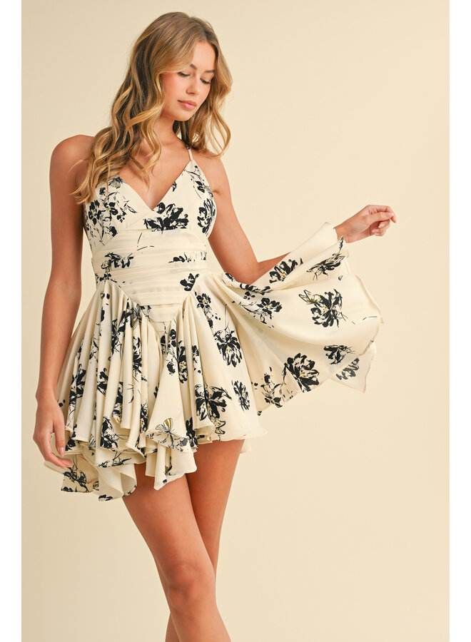 DIME PIECE FLORAL DRESS
