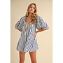 TAKE ME SAILING ROMPER-BLUE