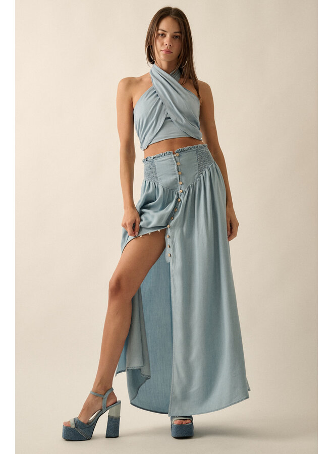 TAYLEN TENCIL MAXI SKIRT