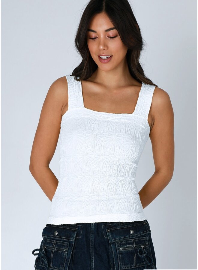 IN THE DETAILS LACE TOP-WHITE