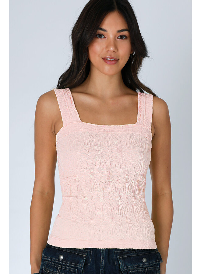 IN THE DETAILS LACE TOP-PEACHY PINK