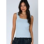 IN THE DETAILS LACE TOP-BREEZY BLUE