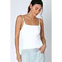 CLEAN LINE SQUARE CAMI-WHITE