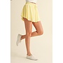 ON POINT ATHLETIC SKORT-YELLOW