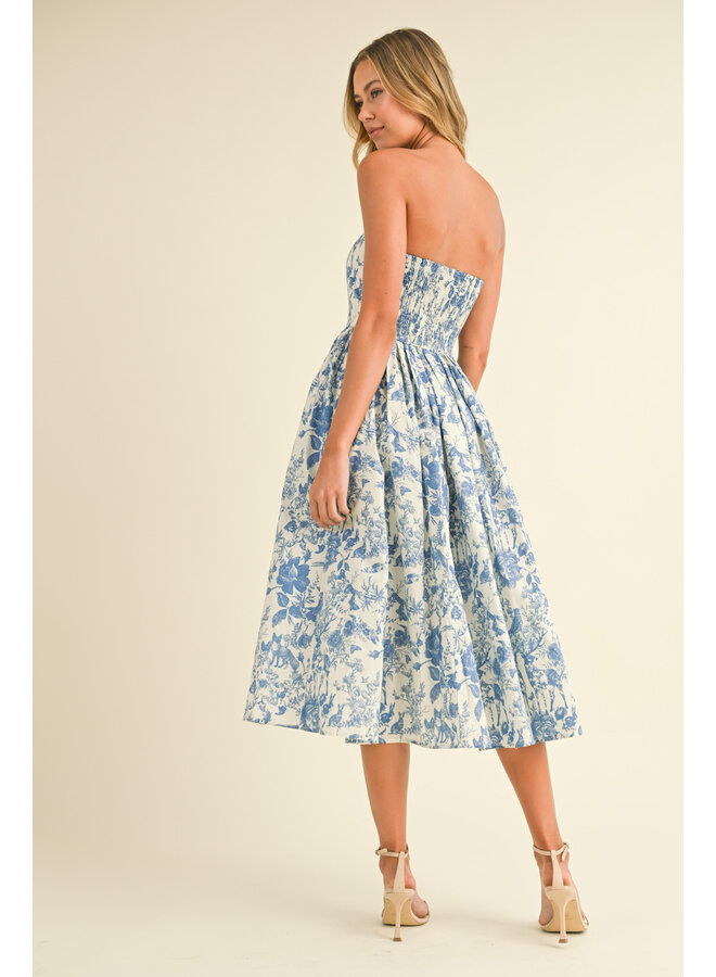 MY FORREST FRIENDS STRAPLESS DRESS