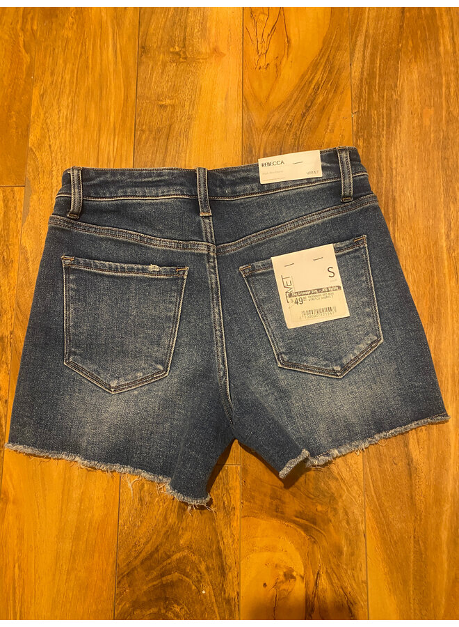 CHARMING MID RISE STRETCH SHORTS