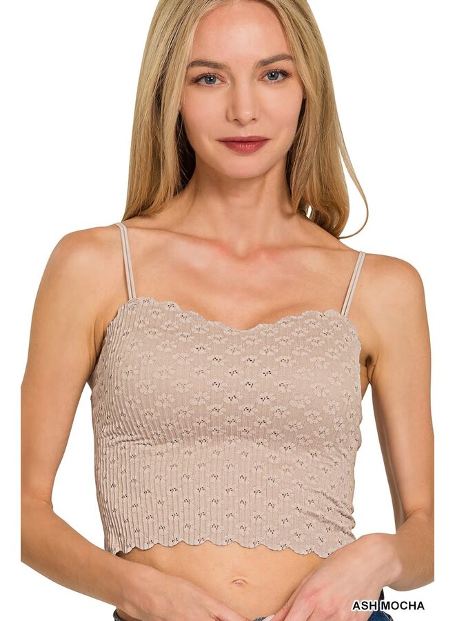 DON'T CALL ME SWEETHEART BRALETTE-ASH MOCHA