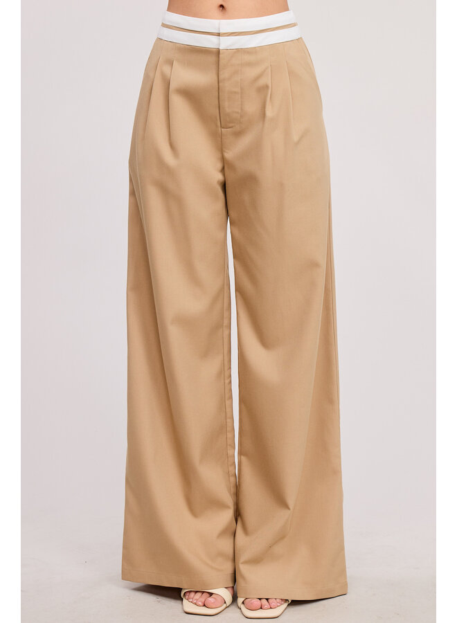 BEIGE BEIGE BABY PANT