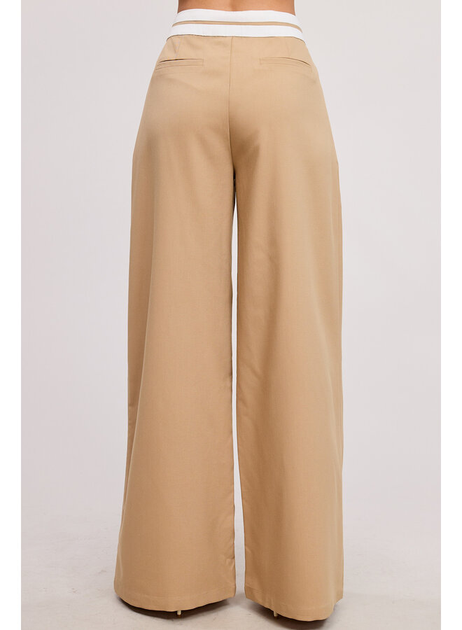 BEIGE BEIGE BABY PANT