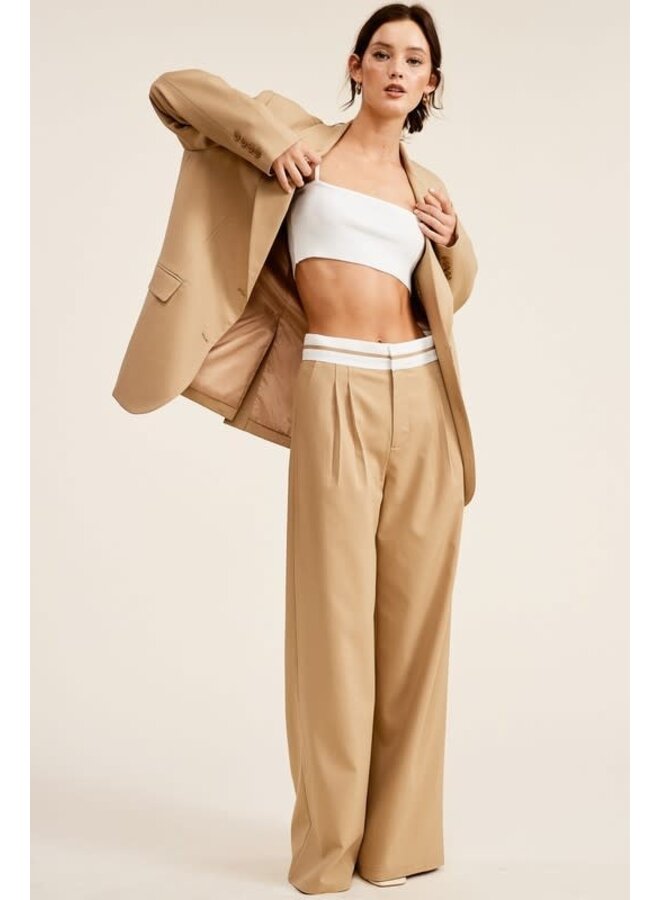 BEIGE BEIGE BABY PANT