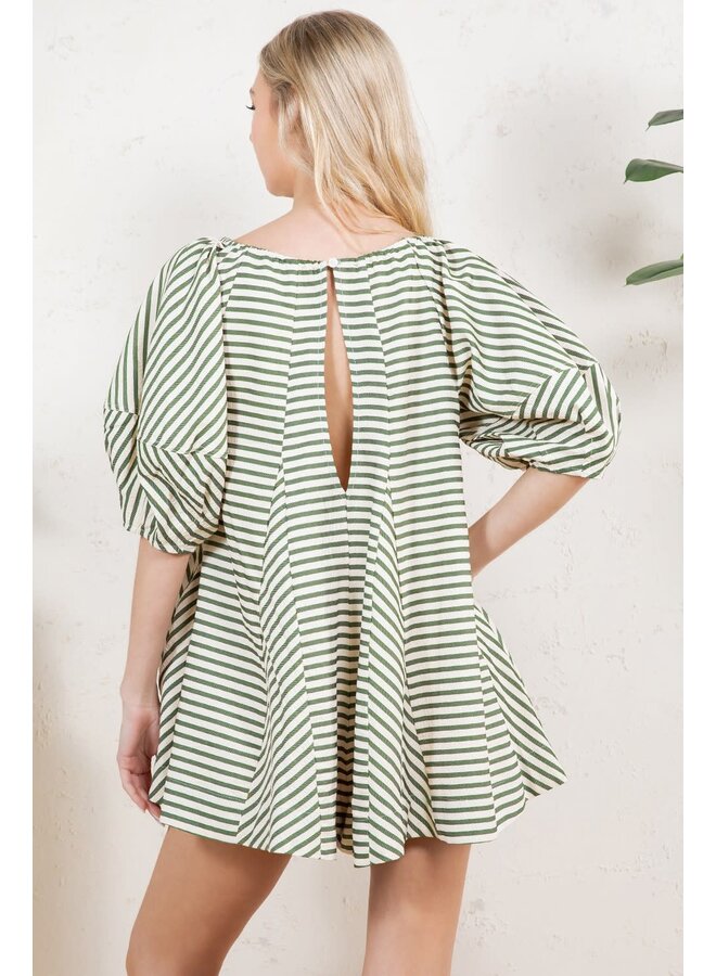 SEASIDE STRIPED ROMPER