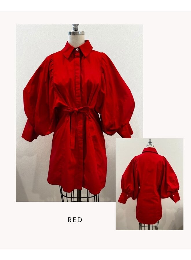 THE SIGNATURE DRESS-RED