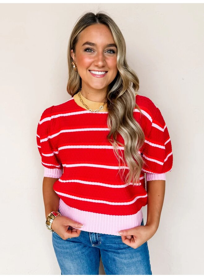 KNIT HAPPENS, STAY CUTE SWEATER