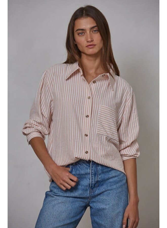 STRIPIN IT TOGETHER-BROWN