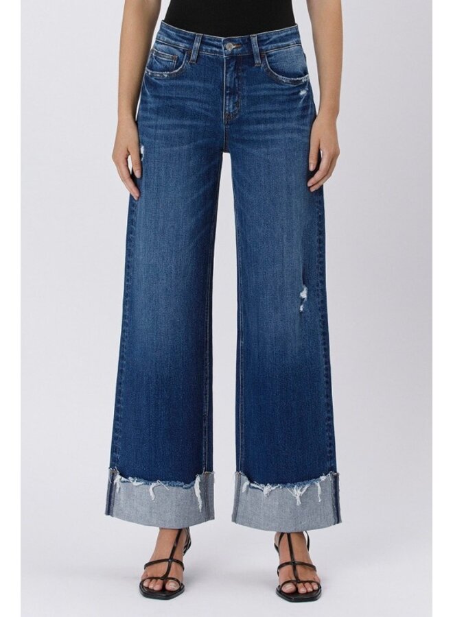 DAMIAN HIGH RISE CUFFED BAGGY JEAN