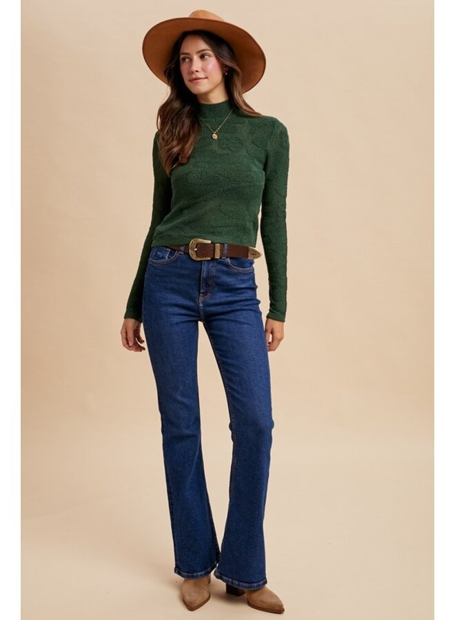 LOST IN THE FORREST TOP - HUNTER GREEN
