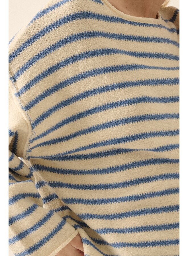 MY GO TO PULLOVER-BLUE