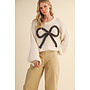IT'S BOW TIME KNIT SWEATER