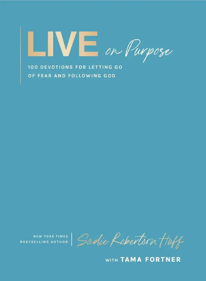 LIVE ON PURPOSE HARDCOVER-BLUE