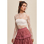 LACE LACE BABY LAYERING TOP-CREAM