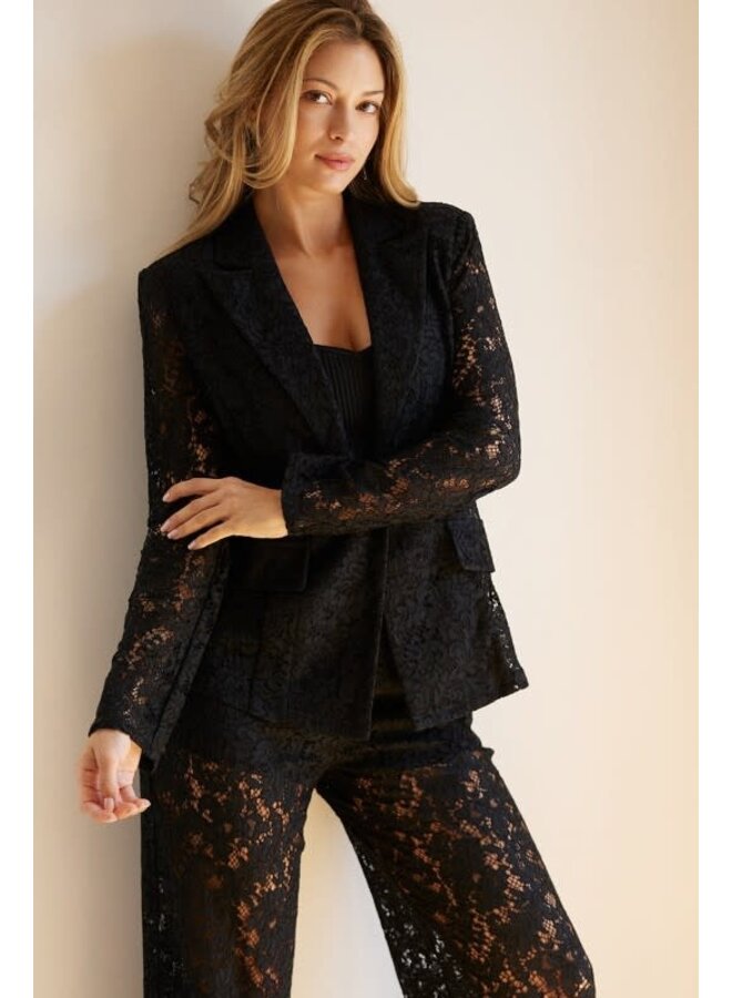 SHE  A BADDIE LACE BLAZER