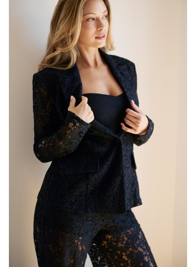 SHE  A BADDIE LACE BLAZER