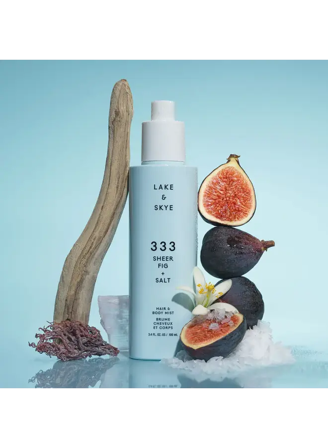 333 SHEER FIG + SALT HAIR AND BODY MIST