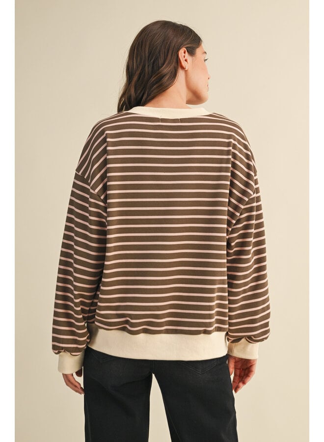 PULL MY STRIPES PULLOVER