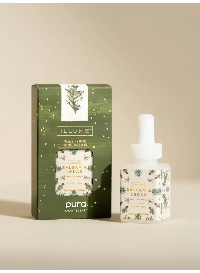 PURA DIFFUSER FRAGRANCE REFILL-ILLUME BALSAM & CEDAR