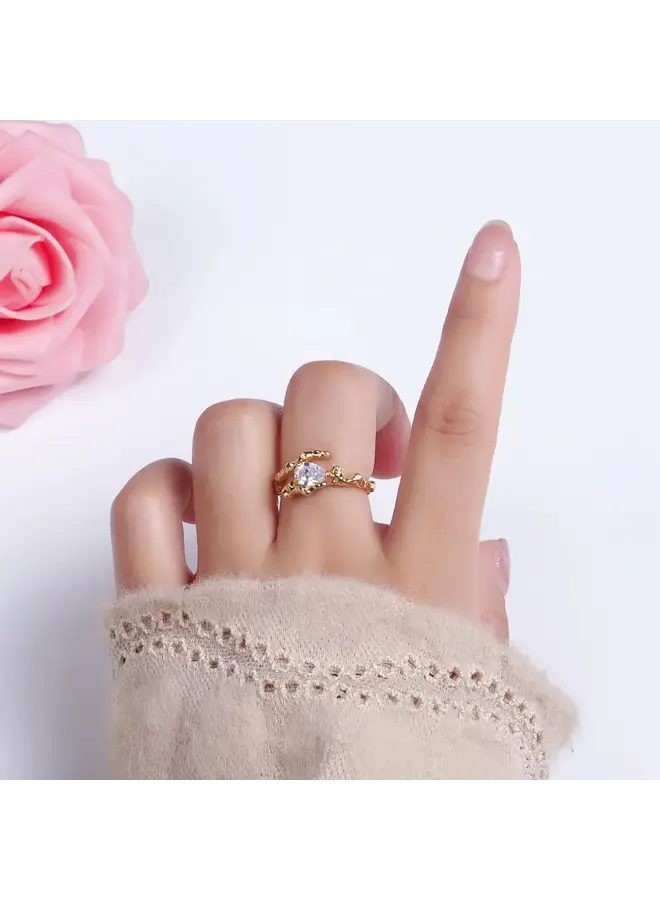 RHONDA 24KGF ADJUSTABLE RING