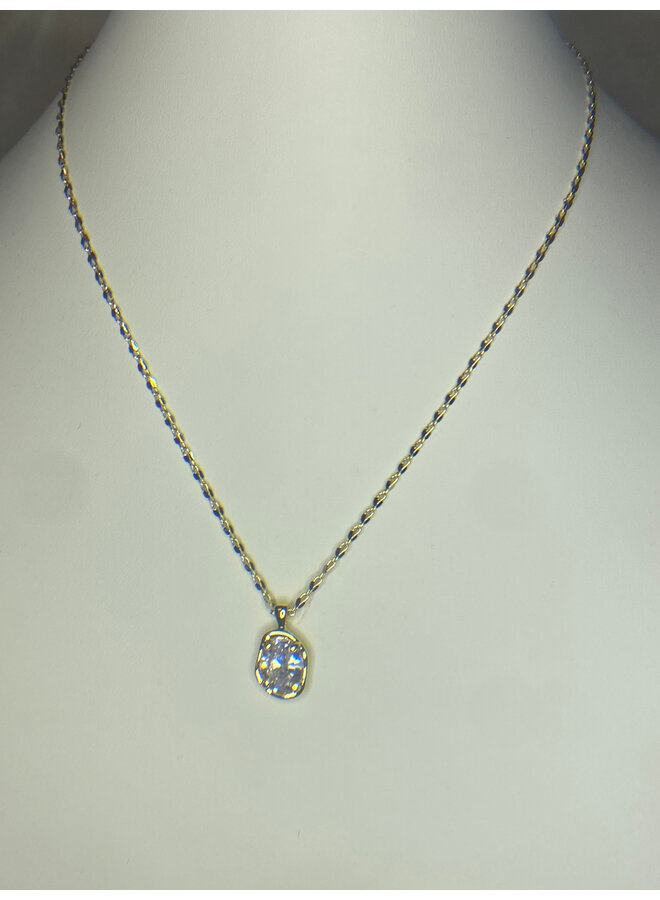 NADINE 24KGF MOLTEN NECKLACE