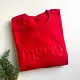 MERRY EMBOSSED PULLOVER