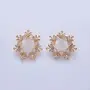 EIRLYS 24KGF SNOWFLAKE EARRINGS