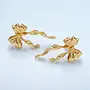 ANNELISE 24KGF BOW EARRINGS