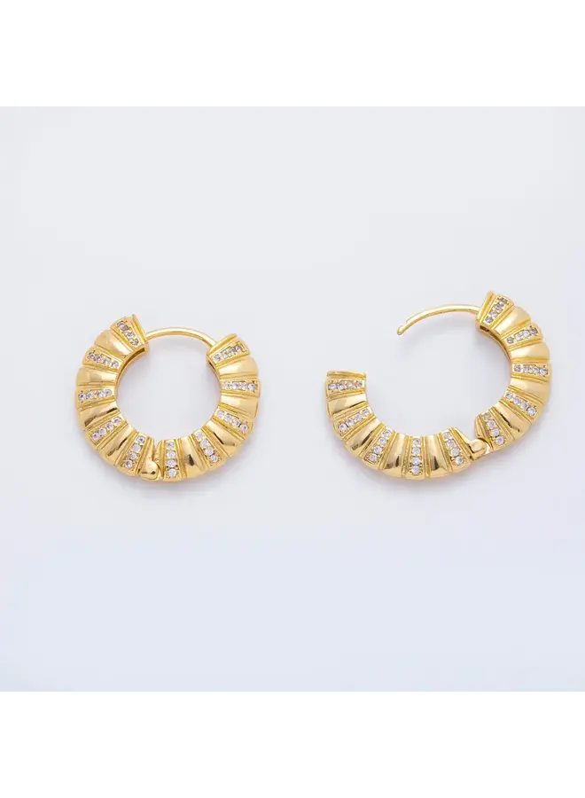 ELLISON 21MM HOOP EARRINGS