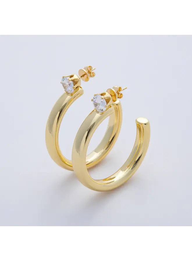 ANDREA 48MM HOOP EARRINGS